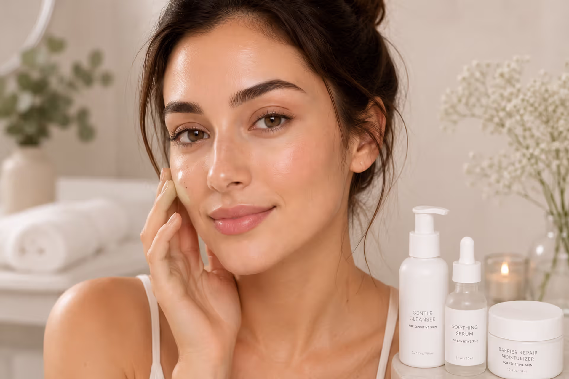 Gentle Skincare Routine for Calm and Healthy Sensitive Skin