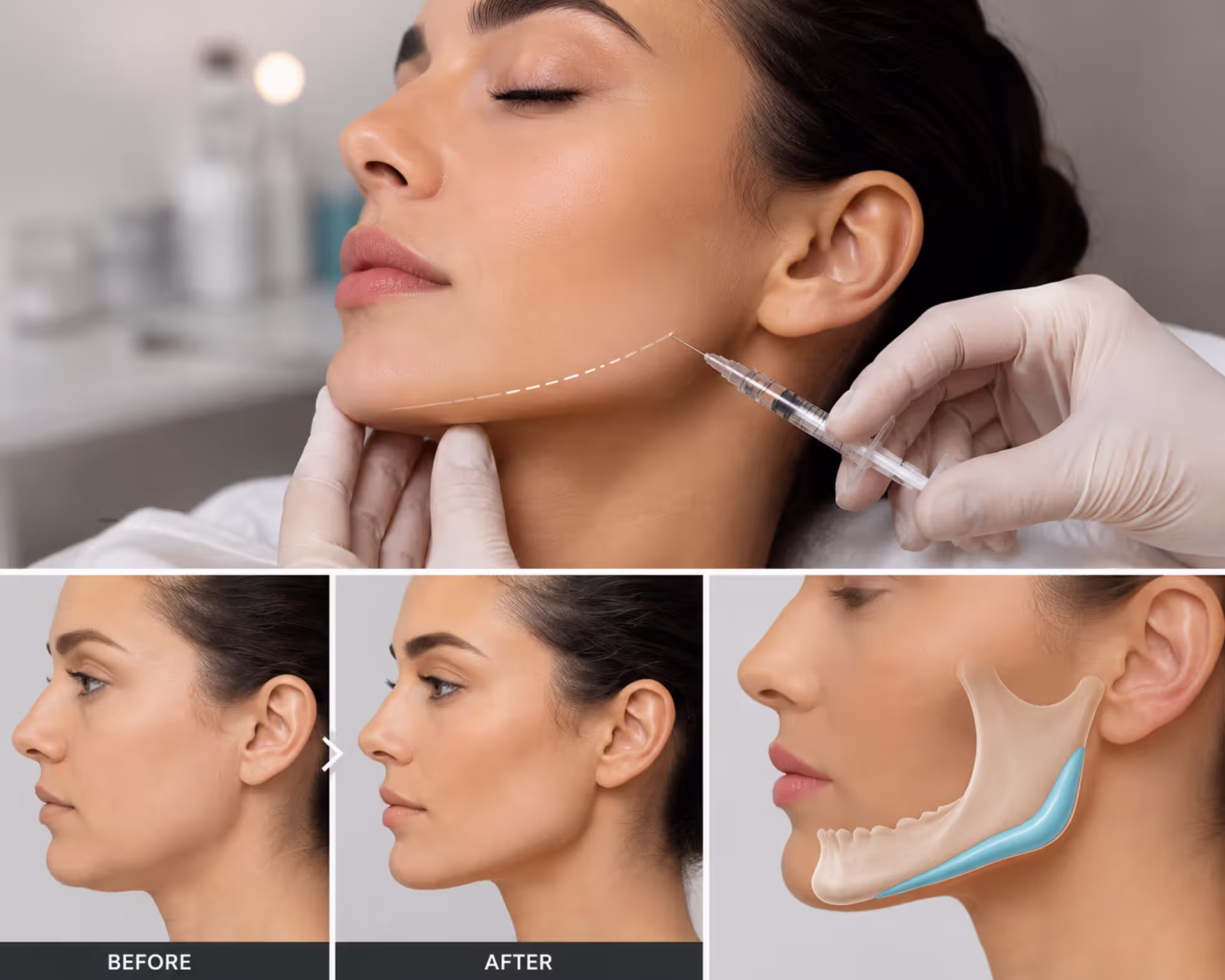 Jawline Filler Treatment for Sculpted Facial Contour and Enhanced Definition