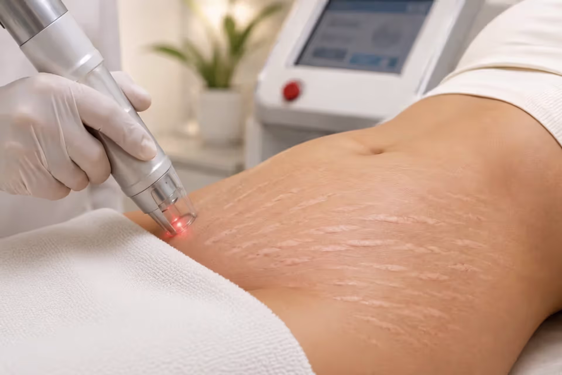 Laser Stretch Mark Treatment for Smoother, Healthier-Looking Skin